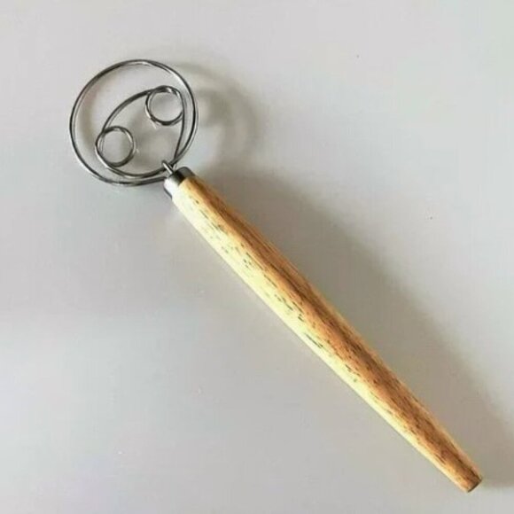 DANISH DOUGH WHISK  4 LOOP DOUBLE EYE DESIGN - Picture 7 of 9